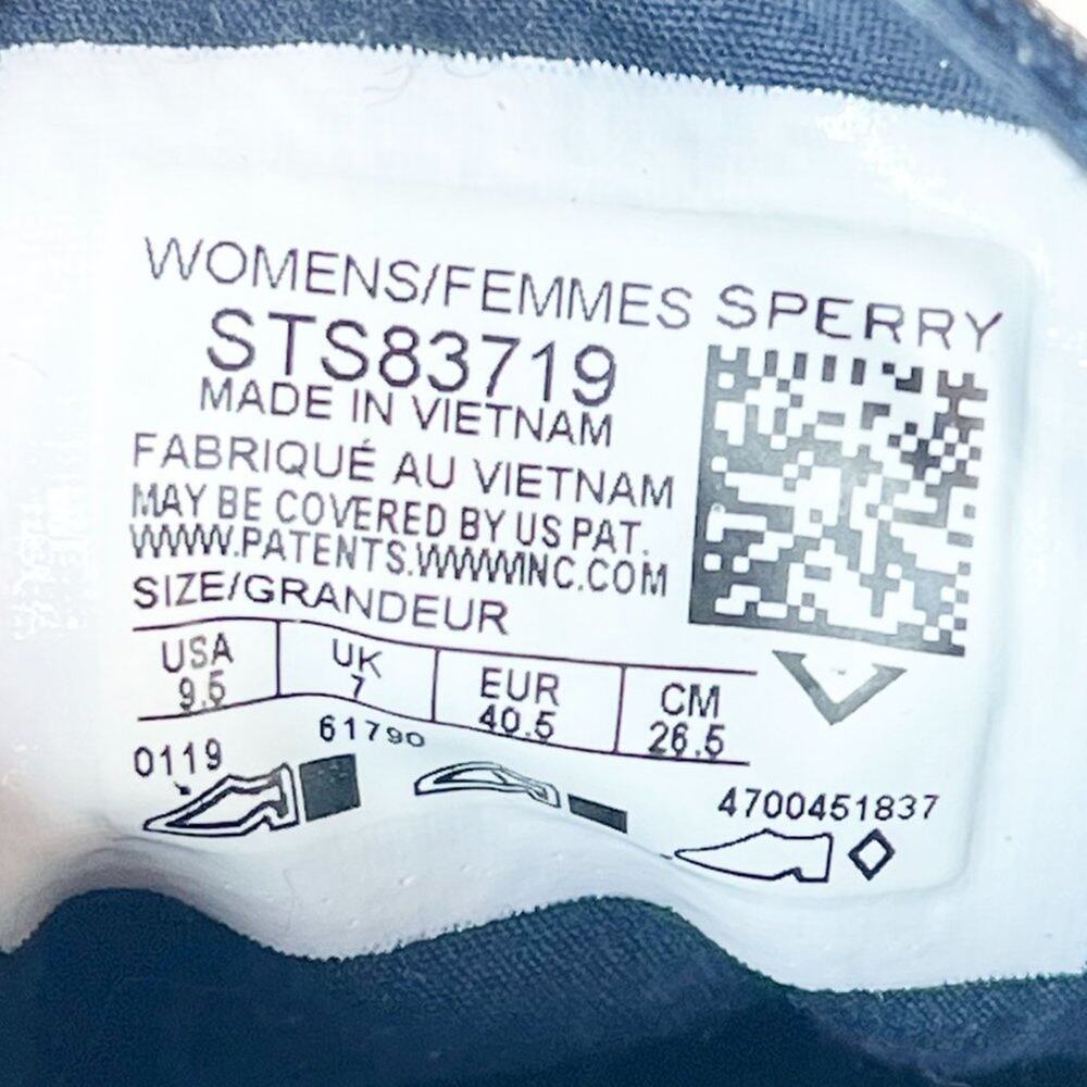 Sperry Crest Vibe Bionic Shoes Sneakers Shoes Navy Black Women 9.5 - Picture 15 of 15